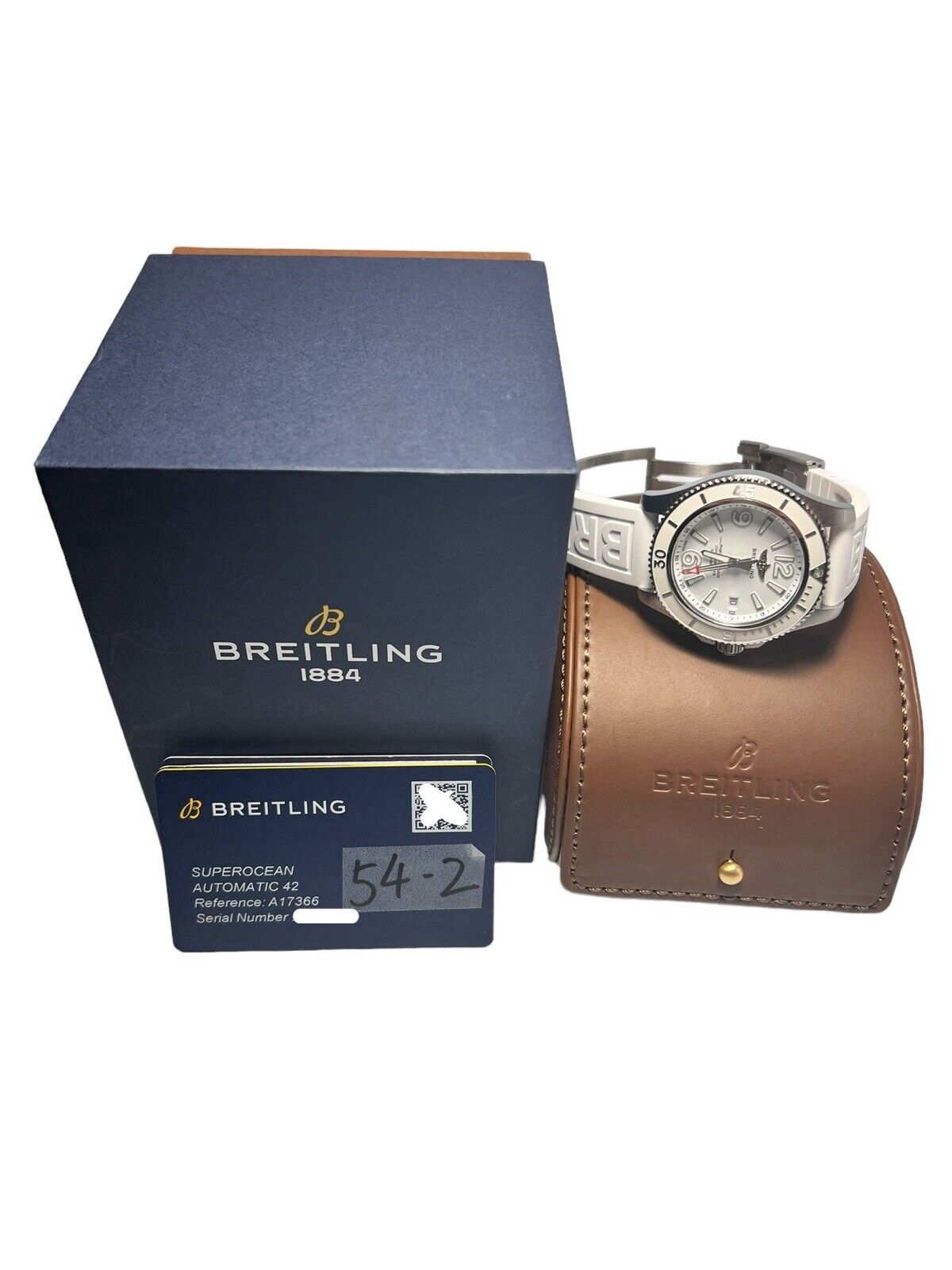 Breitling Superocean Steel White 42mm Automatic Men’s Watch A17366 - Box/Papers