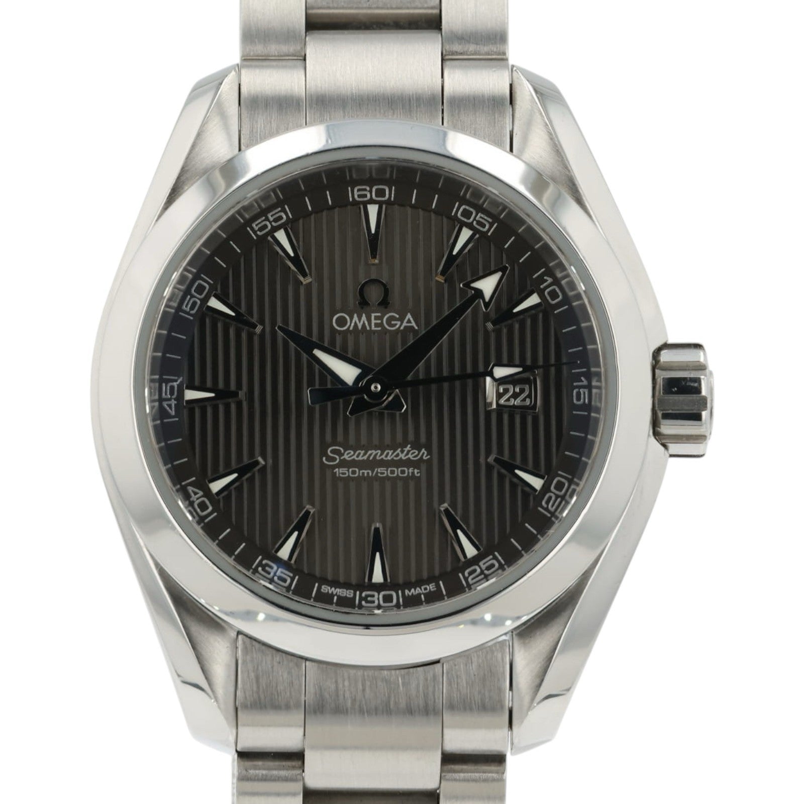 Omega Seamaster Aqua Terra Gray Dial Steel 30mm Quartz Watch 231.10.30.60.06.001