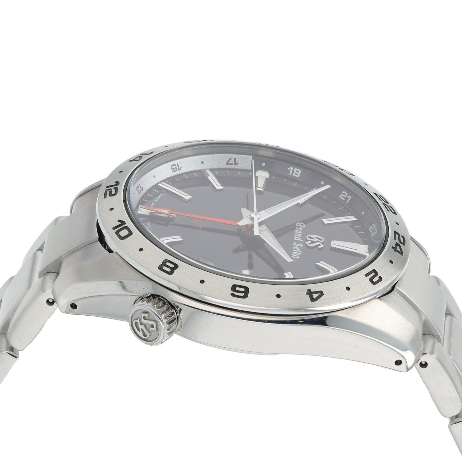 Grand Seiko GMT Blue Dial Stainless Steel 39mm Quartz Movement Mens SBGN029