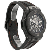 Hublot Carbon Fiber Big Bang Unico Skeleton Dial Carbon 45mm Mens 411.QX.1170.RX