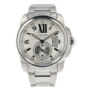 Cartier Caliber de Cartier Stainless Steel Silver Dial 42mm Automatic W7100015