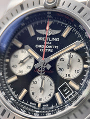 Breitling Chronomat 44mm 30th Anniversary Chrono Automatic Date Watch Box Papers