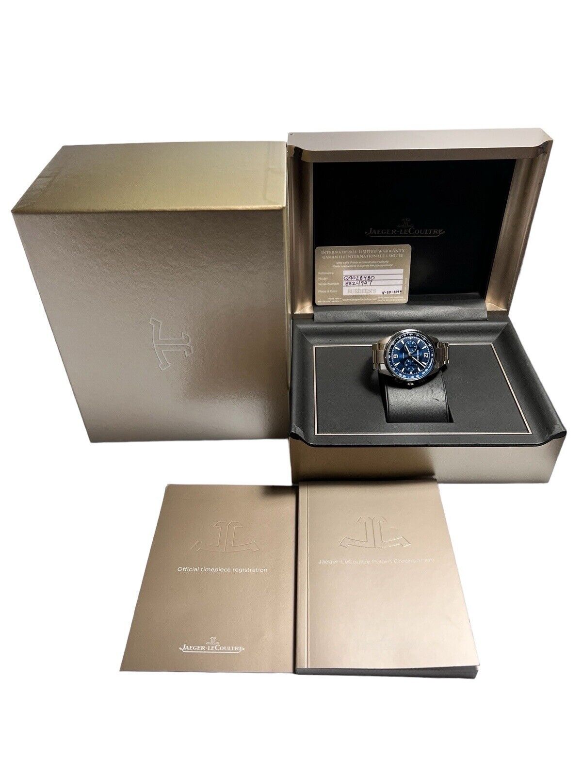 Jaeger LeCoultre Polaris Stainless Steel Blue 42mm Automatic Men’s Watch