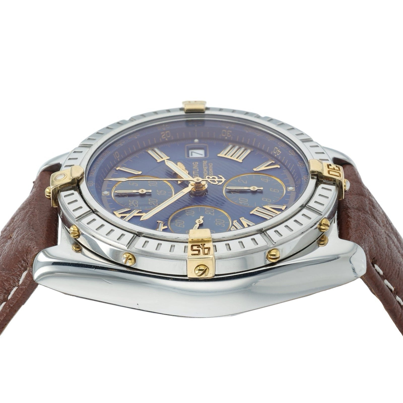 Breitling Crosswind Blue Dial Gold & Steel 43mm Automatic Men’s Watch B13355