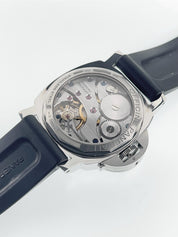 Panerai Luminor Stainless Steel Black Dial 44mm Manual Wind Men's Watch PAM00111