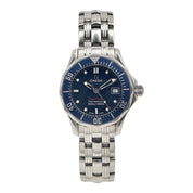 Omega Seamaster Ladies 300M Quartz Movement Watch Blue Dial - Ref. 2224.80.00