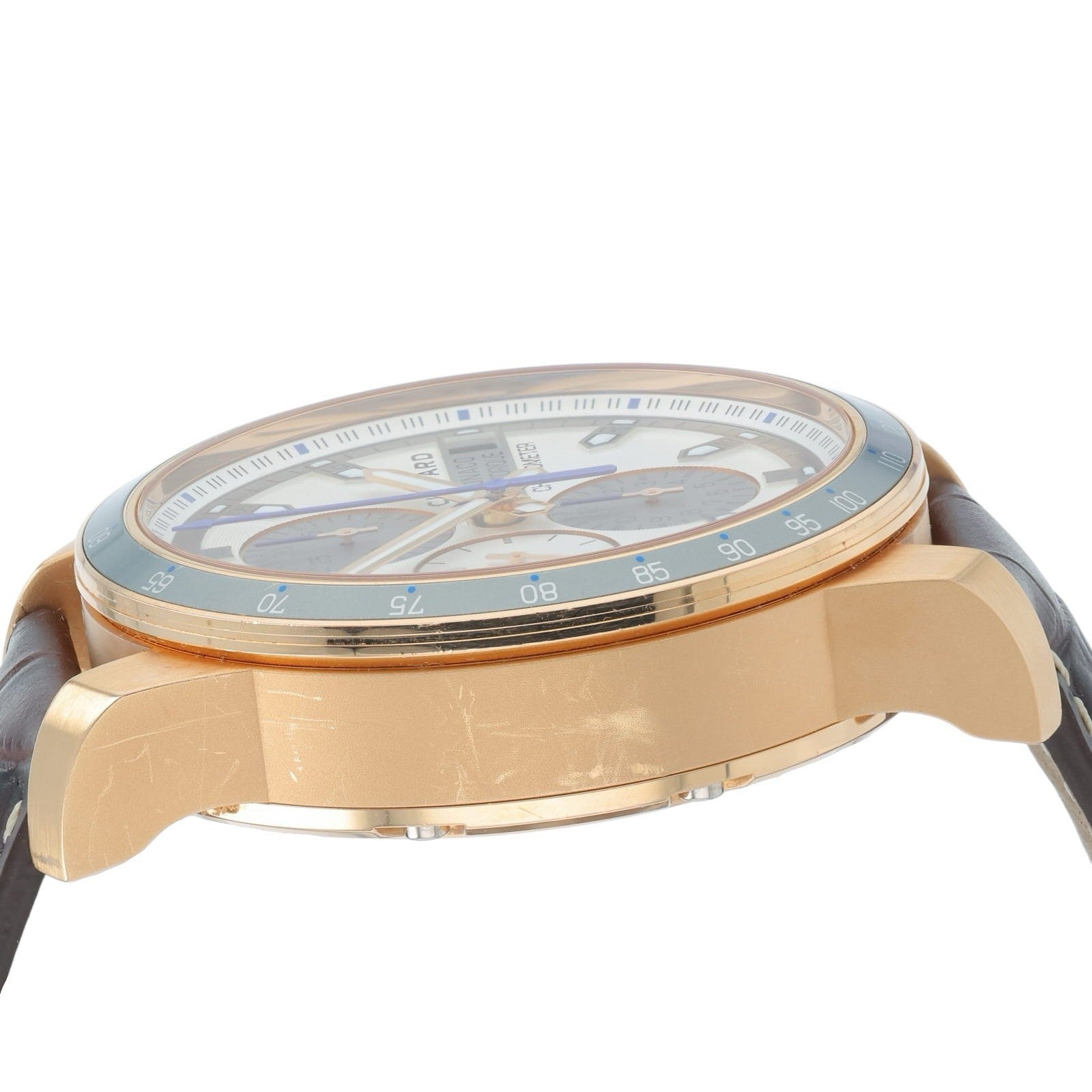 Chopard Grand Prix De Monaco 18k Rose Gold Silver Dial 44mm Auto 161294-5001