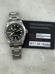 2023 Tudor Black Bay Pro Stainless Steel GMT Men's Black Dial Watch 79470