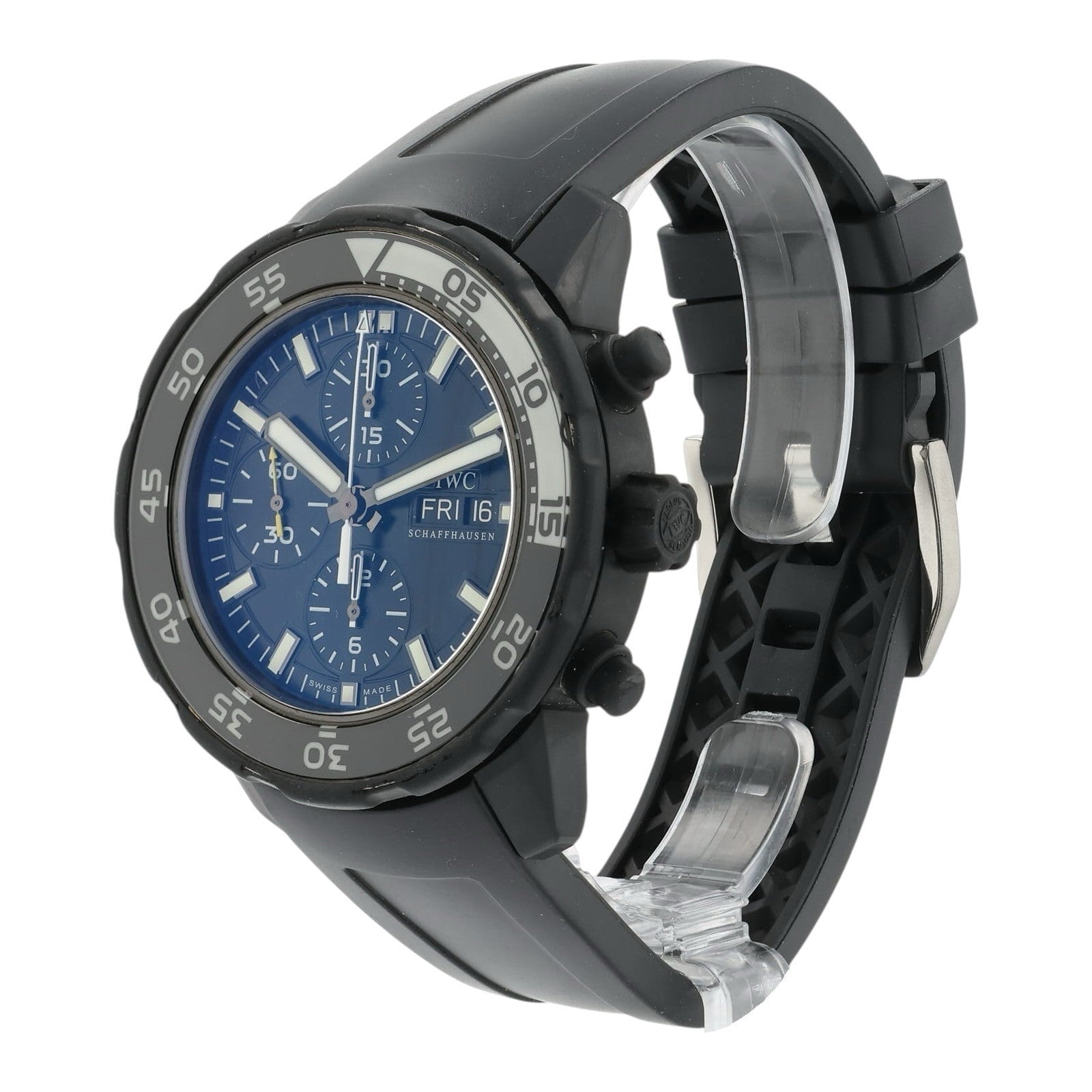 IWC Aquatimer Black Dial Stainless Steel 44mm Automatic Men’s Watch IW376705