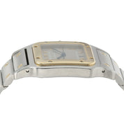 Cartier Santos Galbee Anthracite Dial Gold & Steel 29mm Quartz Men’s Watch 1566