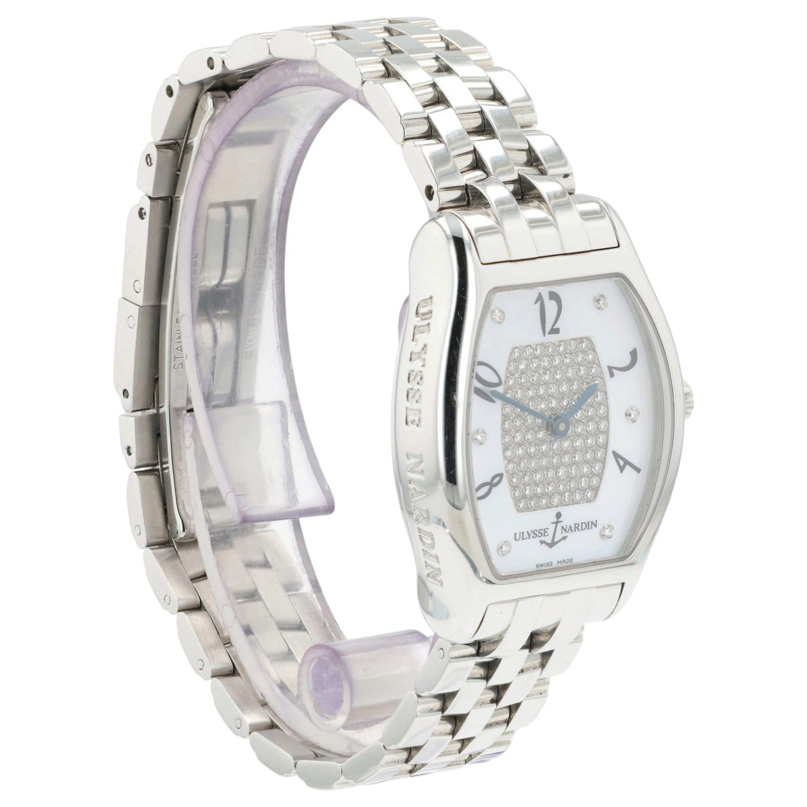 Ulysse Nardin Michelangelo Diamond MOP Dial Steel 26mm Automatic Watch 103-48
