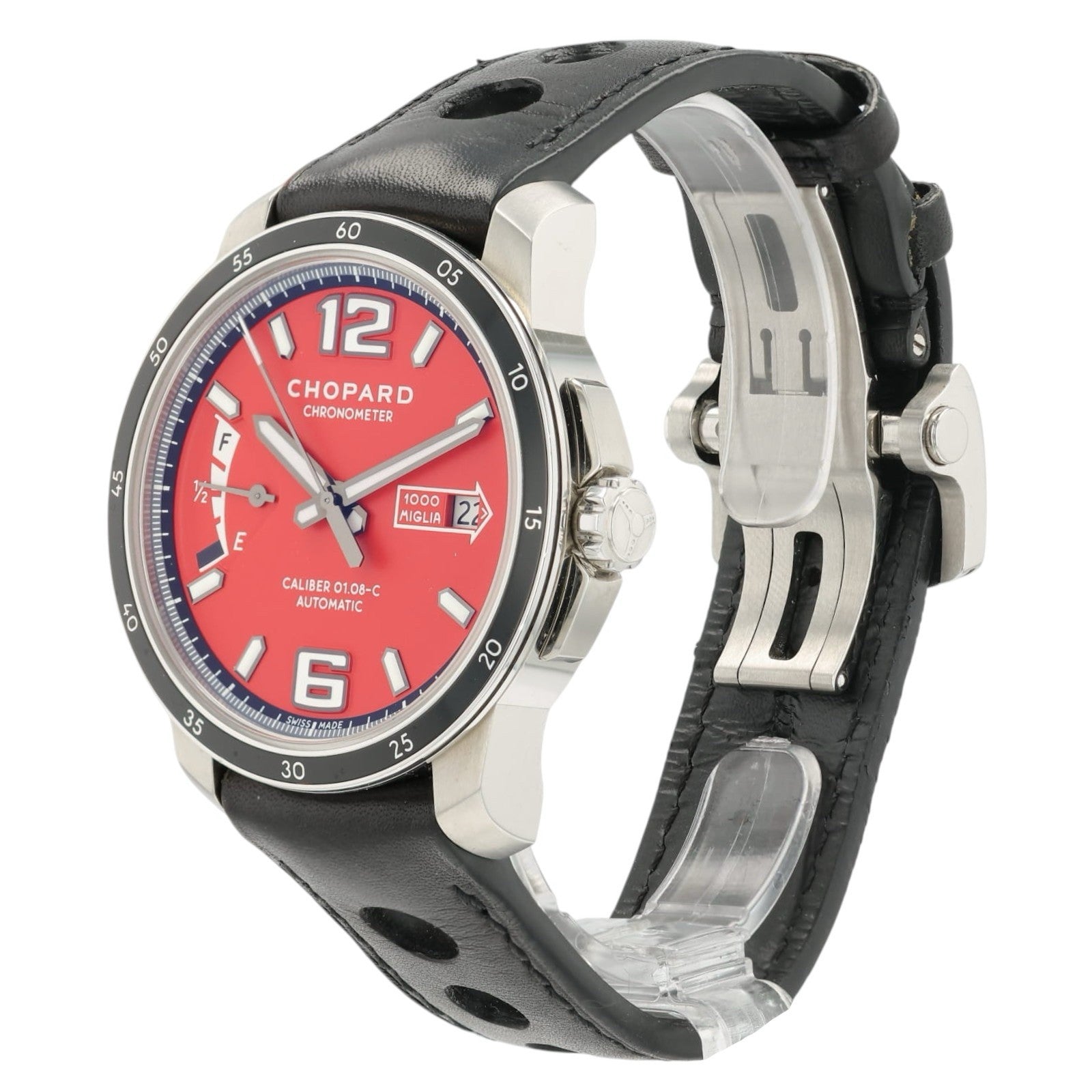 Chopard Mille Miglia Red Dial Stainless Steel 43mm Automatic Men’s Watch 168566