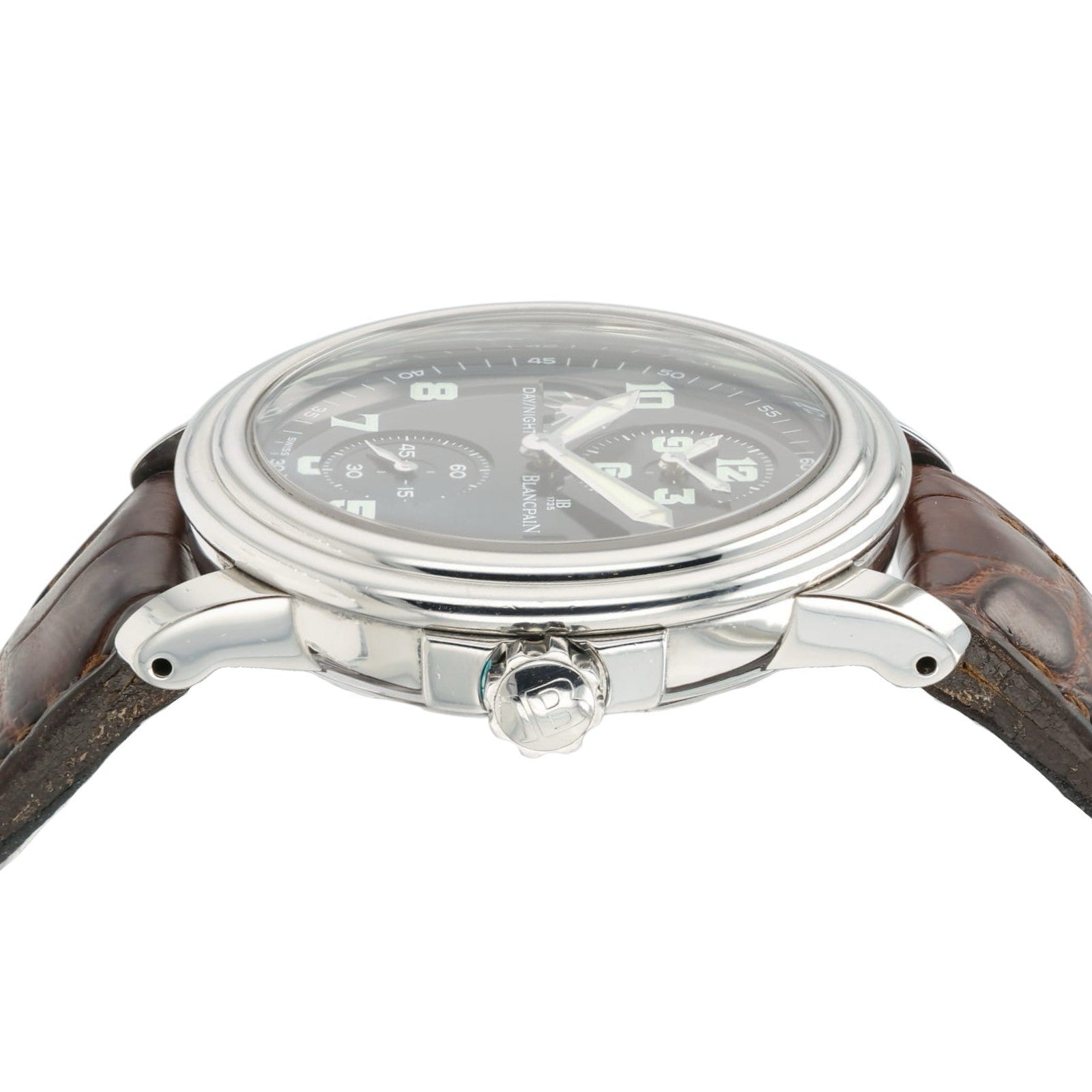 Blancpain Leman Black Dial Stainless Steel 38mm Automatic Men’s 2160.1130.53