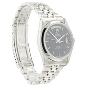 Tudor Prince Date-Day Black Dial Stainless Steel 36mm Automatic Mens Watch 76200