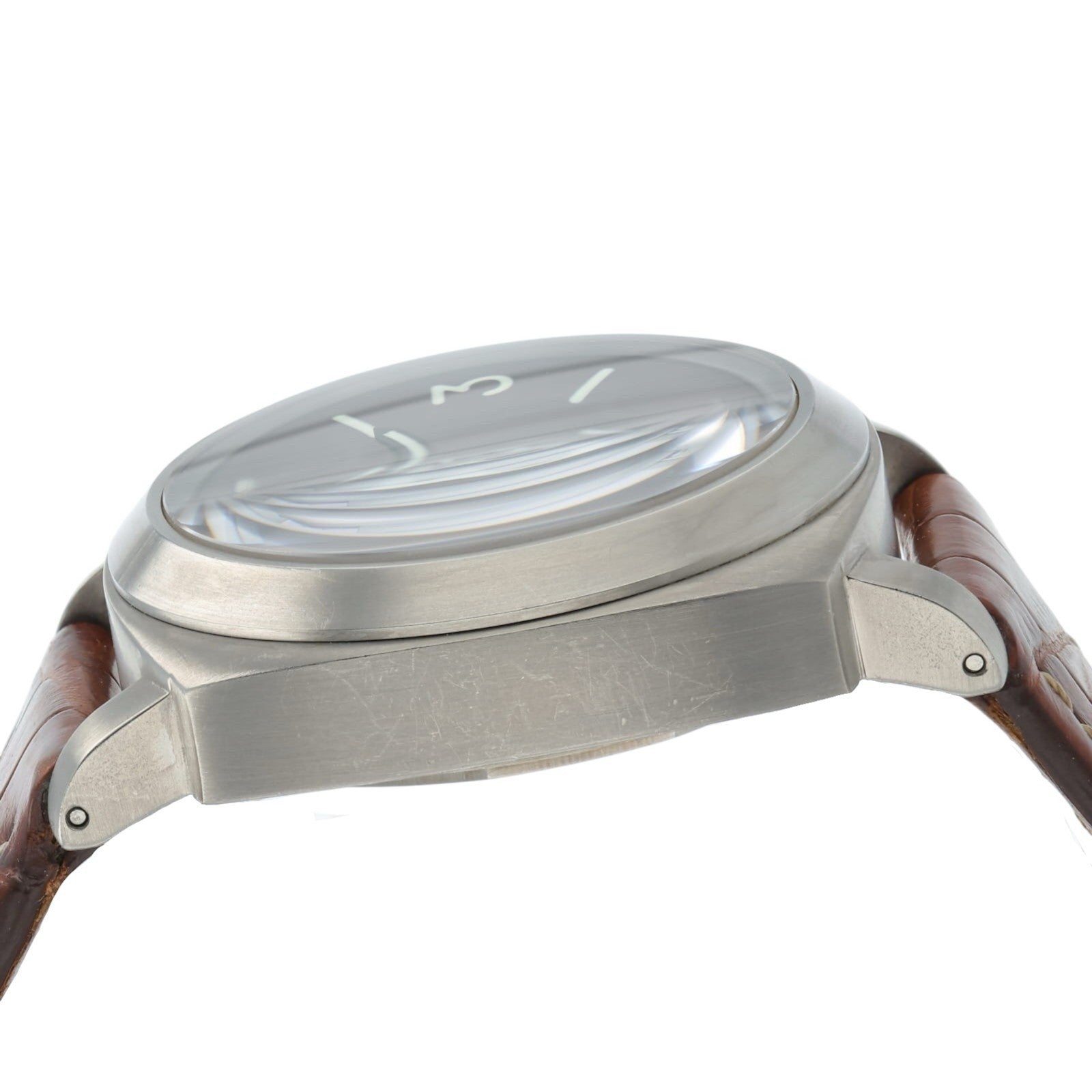 Panerai Luminor Marina Titanium Brown Dial 44mm Manual Wind Men's Watch