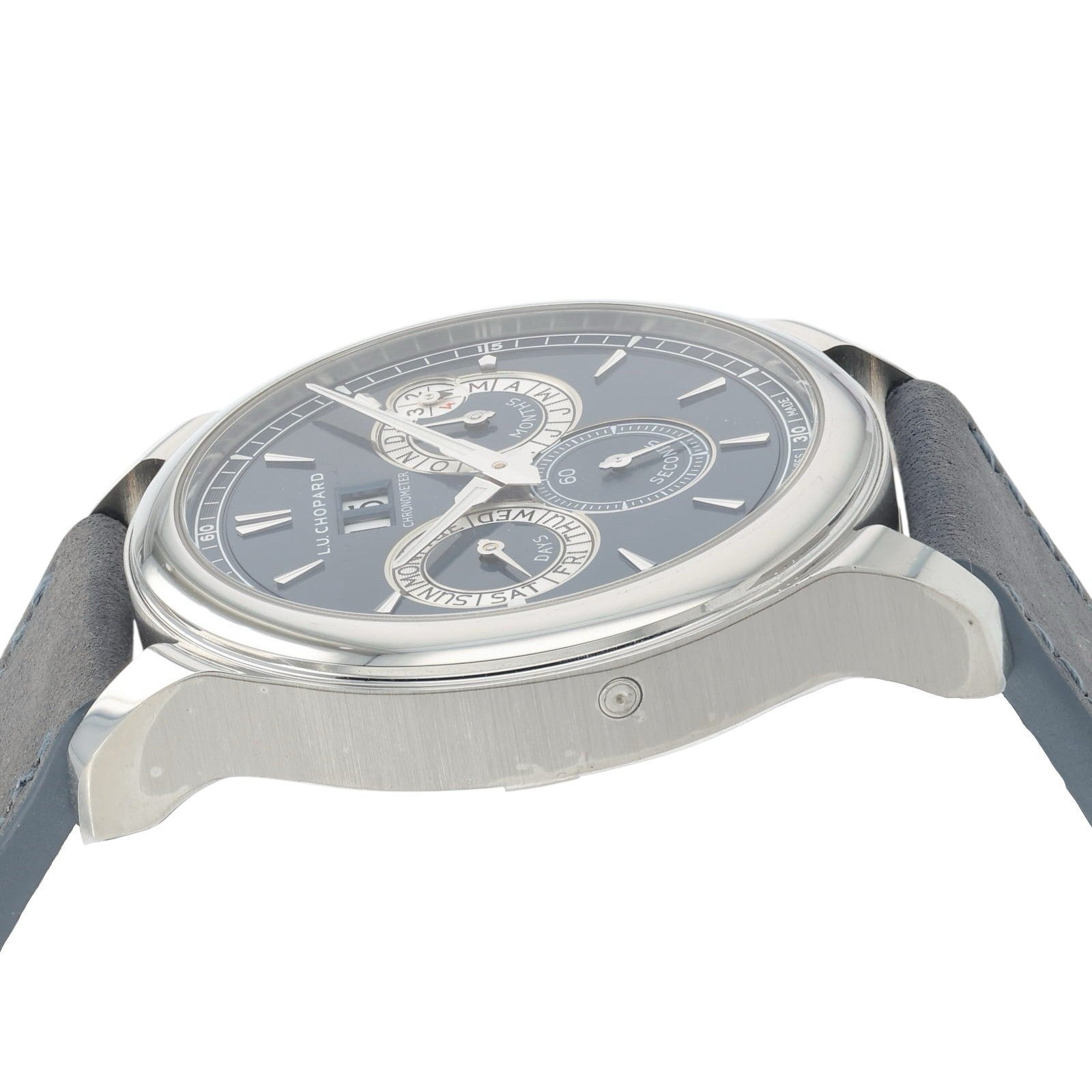 Chopard L.U.C. Blue Dial Stainless Steel 43mm Automatic Men’s Watch 168561