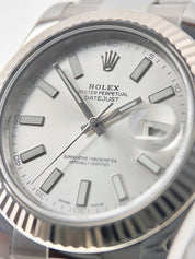 Rolex Datejust II Steel Silver Color Dial 41mm Automatic Men’s Watch 116334