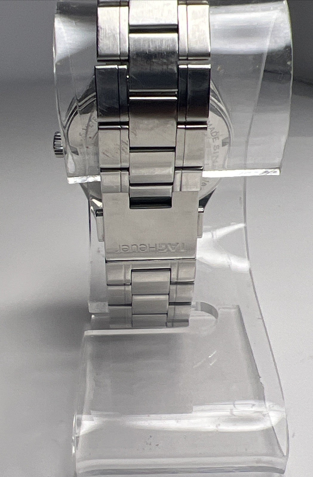 Silver TAG Heuer Carrera Calibre 5 WV211A-3