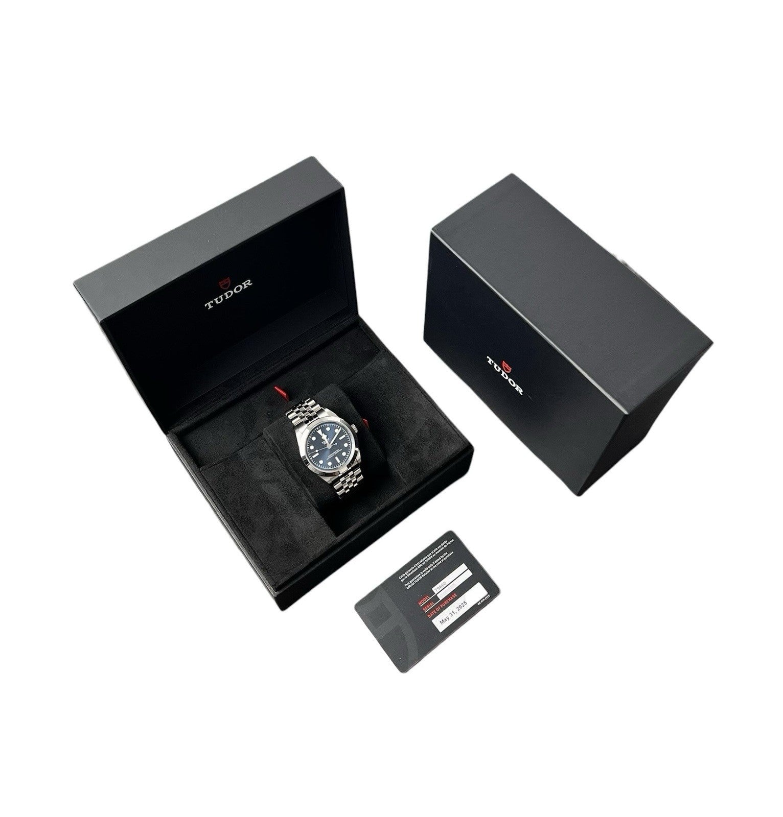 Tudor Black Bay One Stainless Steel Blue Dial 39mm Automatic Mens Watch 79660