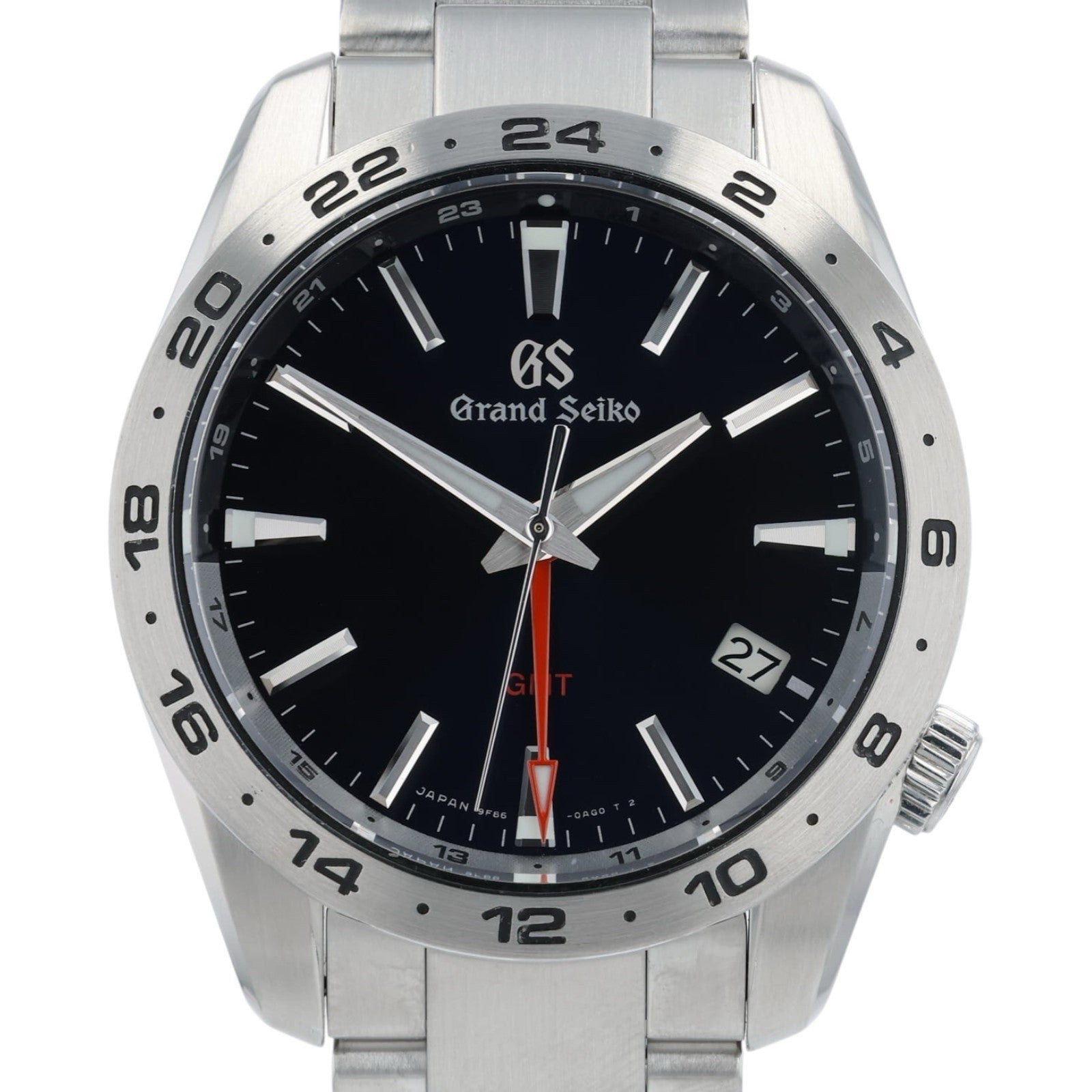 Grand Seiko GMT Blue Dial Stainless Steel 39mm Quartz Movement Mens SBGN029
