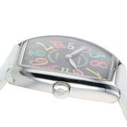 Franck Muller Crazy Hour Steel Black Dial 32mm Automatic Mens 5850 CH COL RM