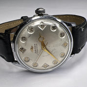 Vintage 35mm Gruen Precision Airflight Steel Watch w/ 510 RSS 17J Jump Hour
