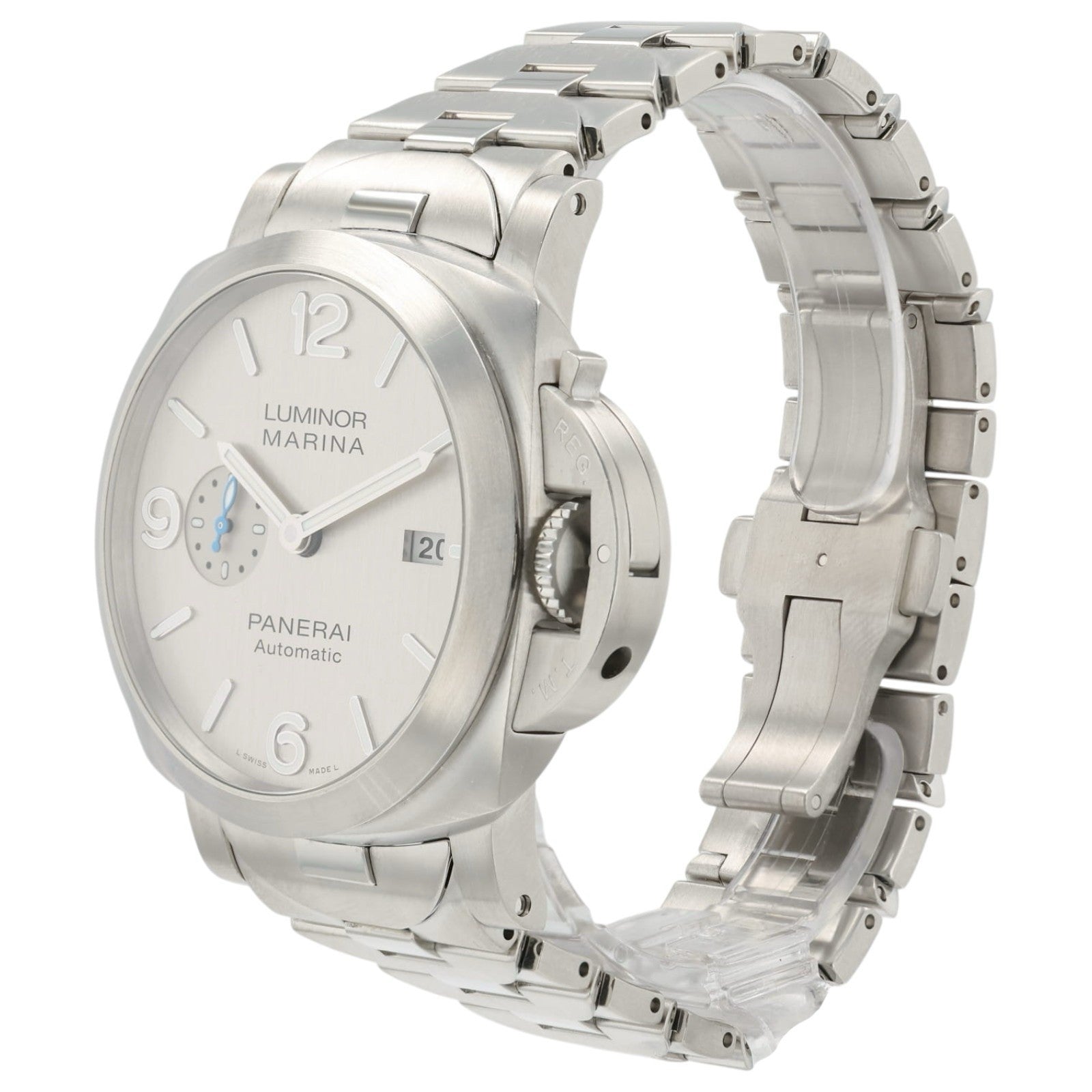 Panerai Luminor Marina Brushed Silver Dial Steel 44mm Automatic Men’s PAM00978