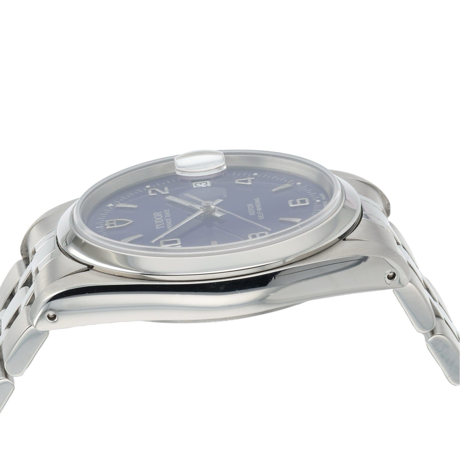 Tudor Prince Blue Dial Stainless Steel 34mm Automatic Movement Mens Watch 74000N