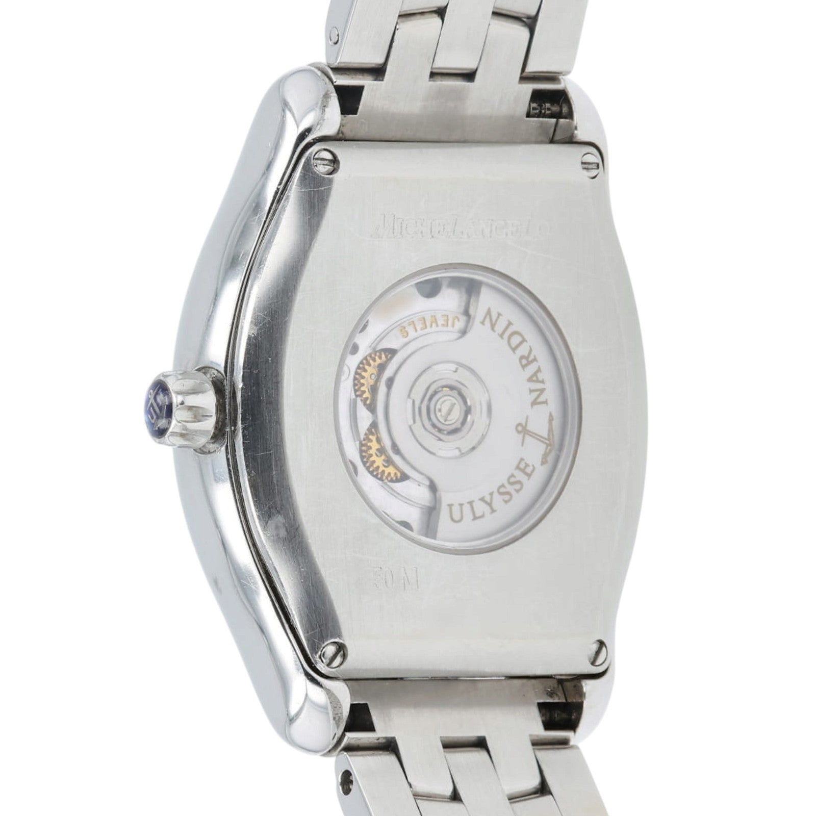 Ulysse Nardin Michelangelo Diamond MOP Dial Steel 26mm Automatic Watch 103-48