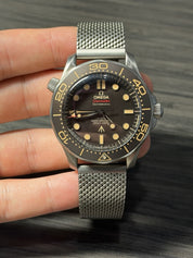 2024 Omega Seamaster NTTD James Bond No Time To Die Watch 210.90.42.20.01.001