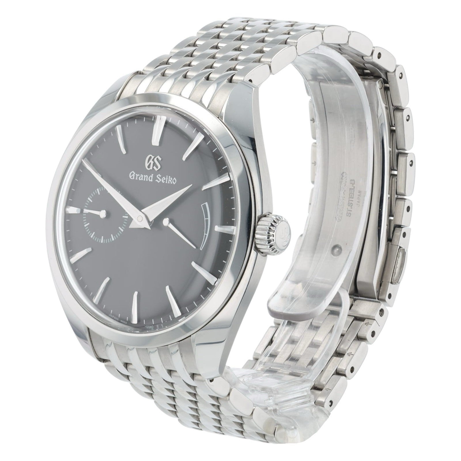 Grand Seiko Stainless Steel Gray Dial 39mm Manual Wind Men’s Watch SBGK009