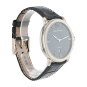 Harry Winston Midnight 18k White Gold Blue Dial 42mm Automatic Mens MIDAHD42