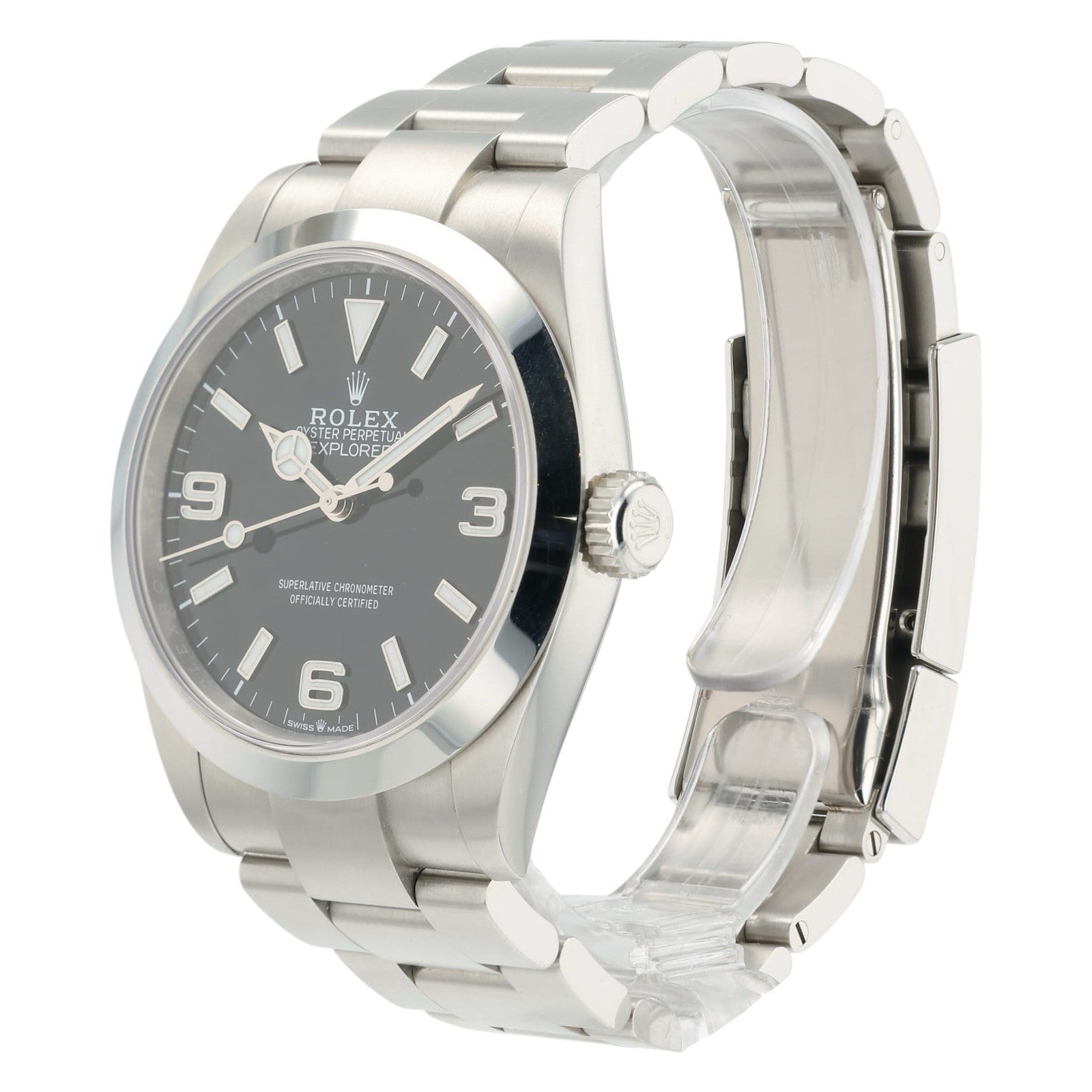 Rolex Explorer Black Dial Stainless Steel 40mm Automatic Movement Men’s 224270
