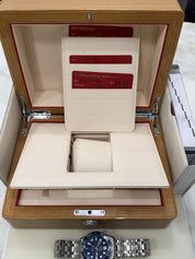 2022 Omega Seamaster Wave 300m Diver Blue Ceramic Watch 210.30.42.20.03.001