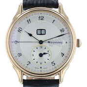 Bucherer Tourneau 18k Rose Gold Silver Dial 40mm Automatic Mens Watch VTR2162