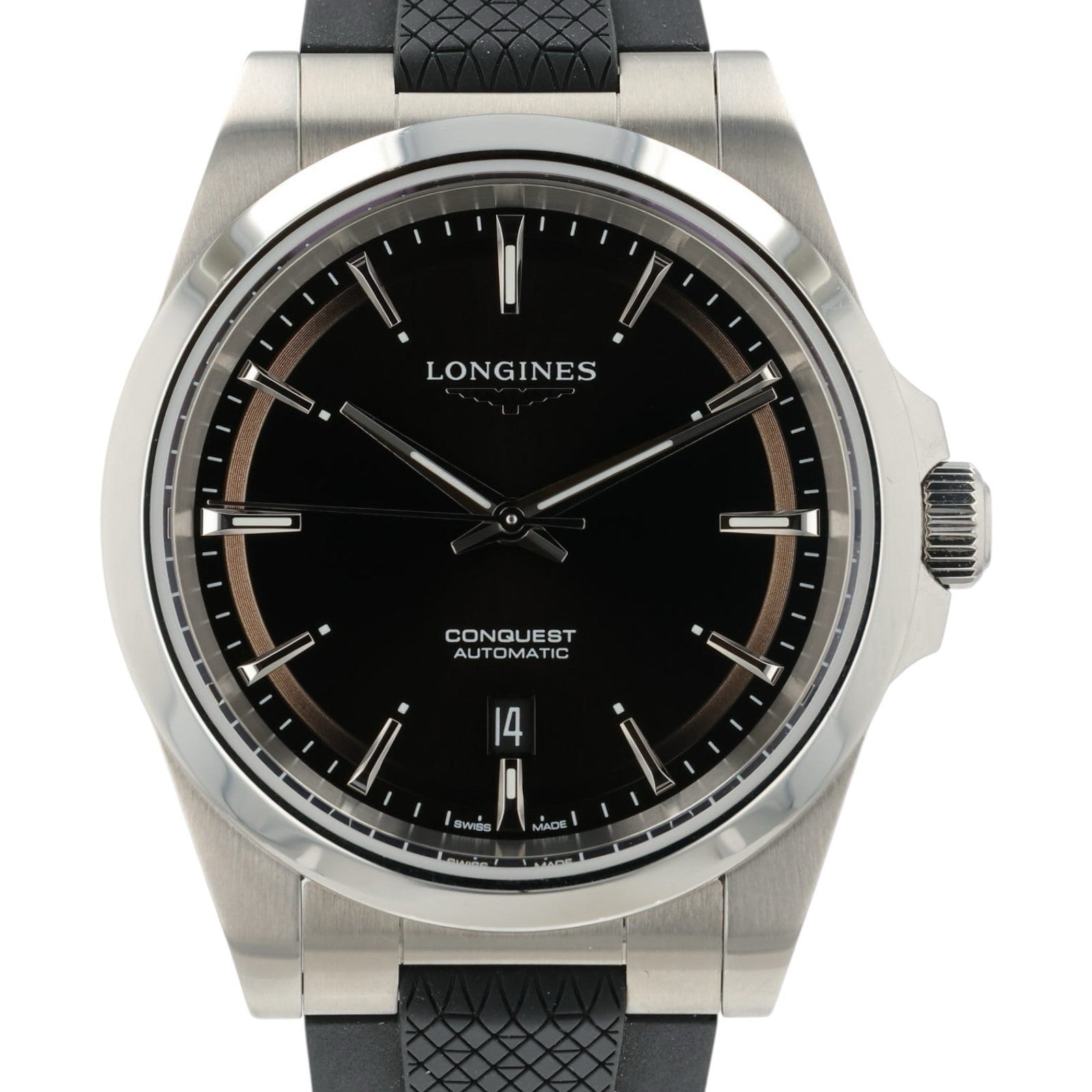 Longines Conquest Black Dial Stainless Steel 41mm Automatic Men’s Watch L3.830.4