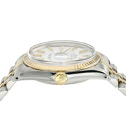 Rolex Two Tone Datejust White Dial Gold & Steel 36mm Automatic Men’s Watch 16013