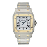 Cartier Santos Gold & Steel Silver Dial 29mm Automatic Men’s Watch 2961