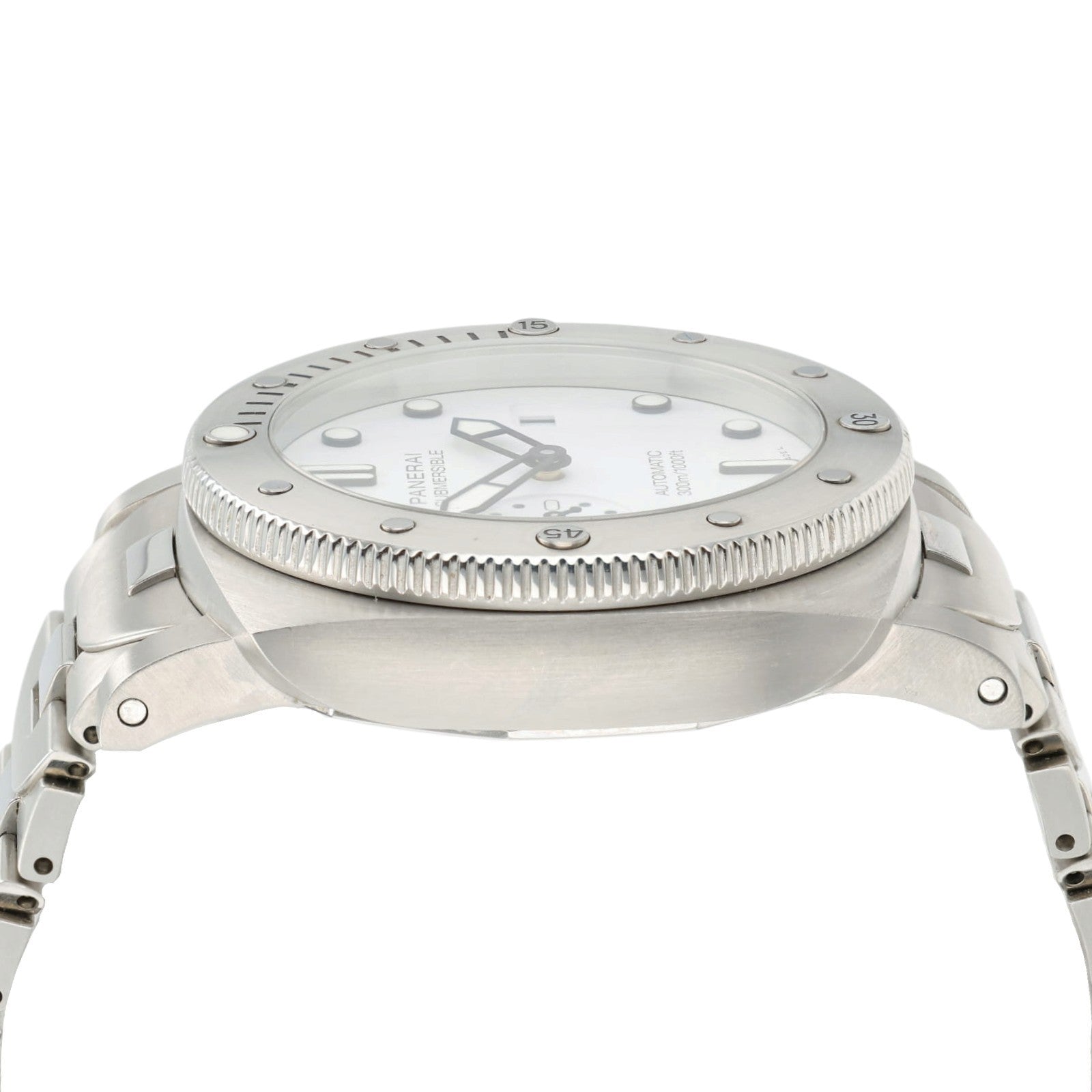 Panerai Submersible White Dial Stainless Steel 44mm Automatic Mens PAM01226