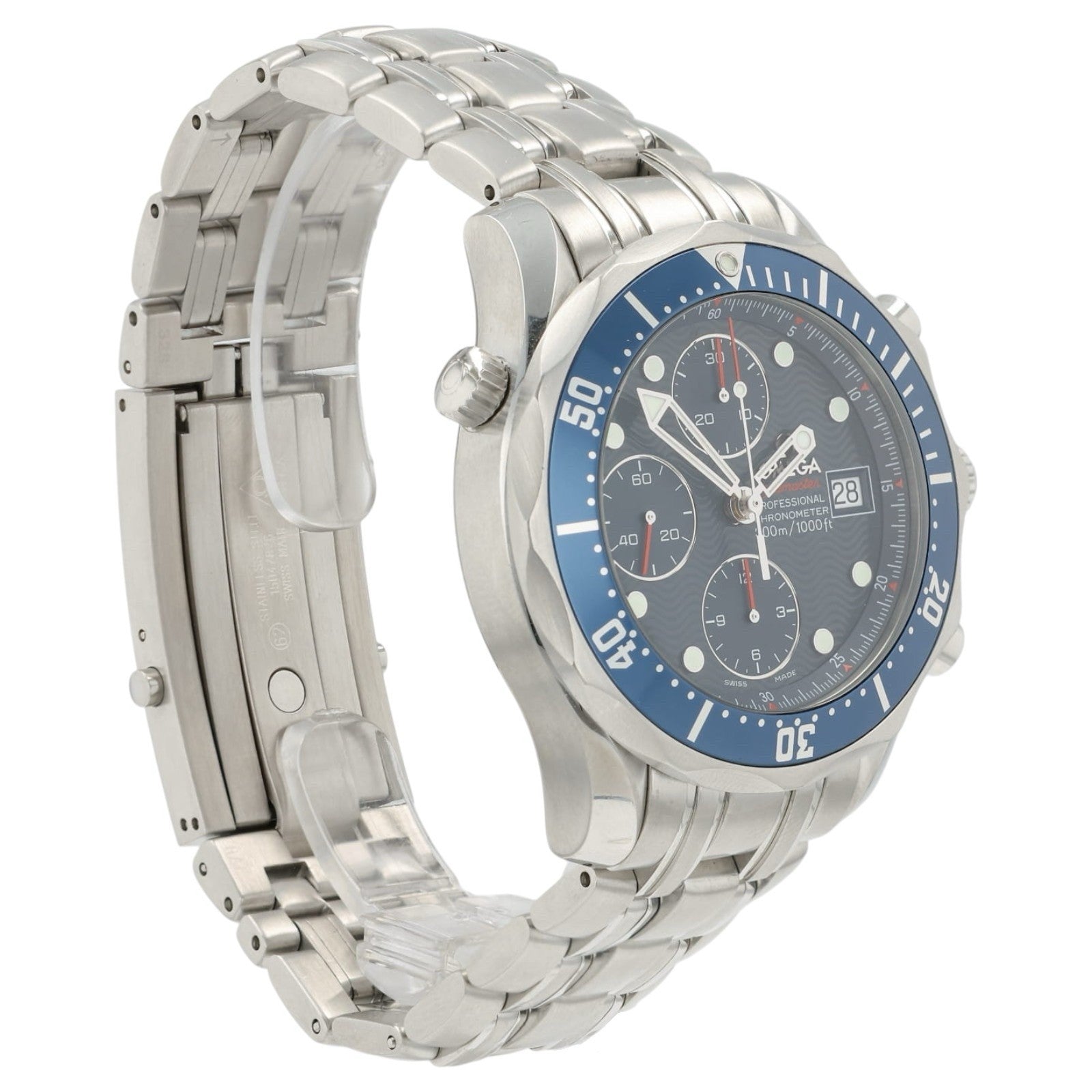 Omega Seamaster Diver Blue Dial Steel 41.5mm Automatic Men’s Watch 2225.80.00