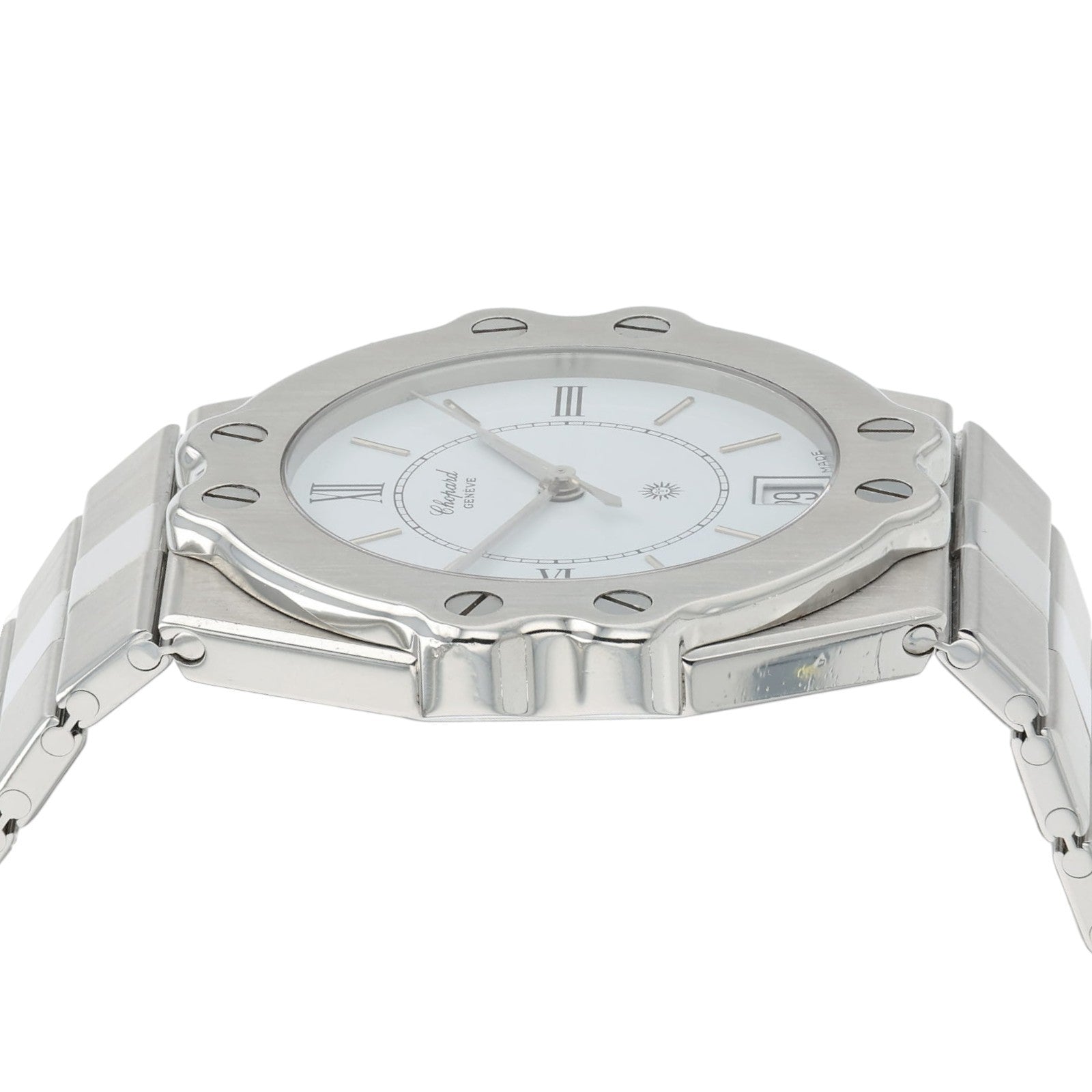 Chopard St. Moritz White Dial Stainless Steel 35mm Automatic Unisex Watch 8075