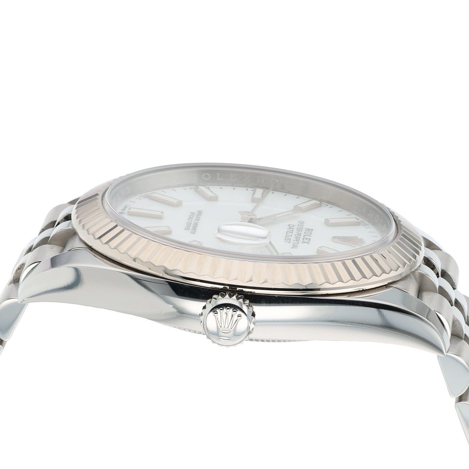 Rolex Datejust Stainless Steel White Dial 41mm Automatic Men’s Watch 126334