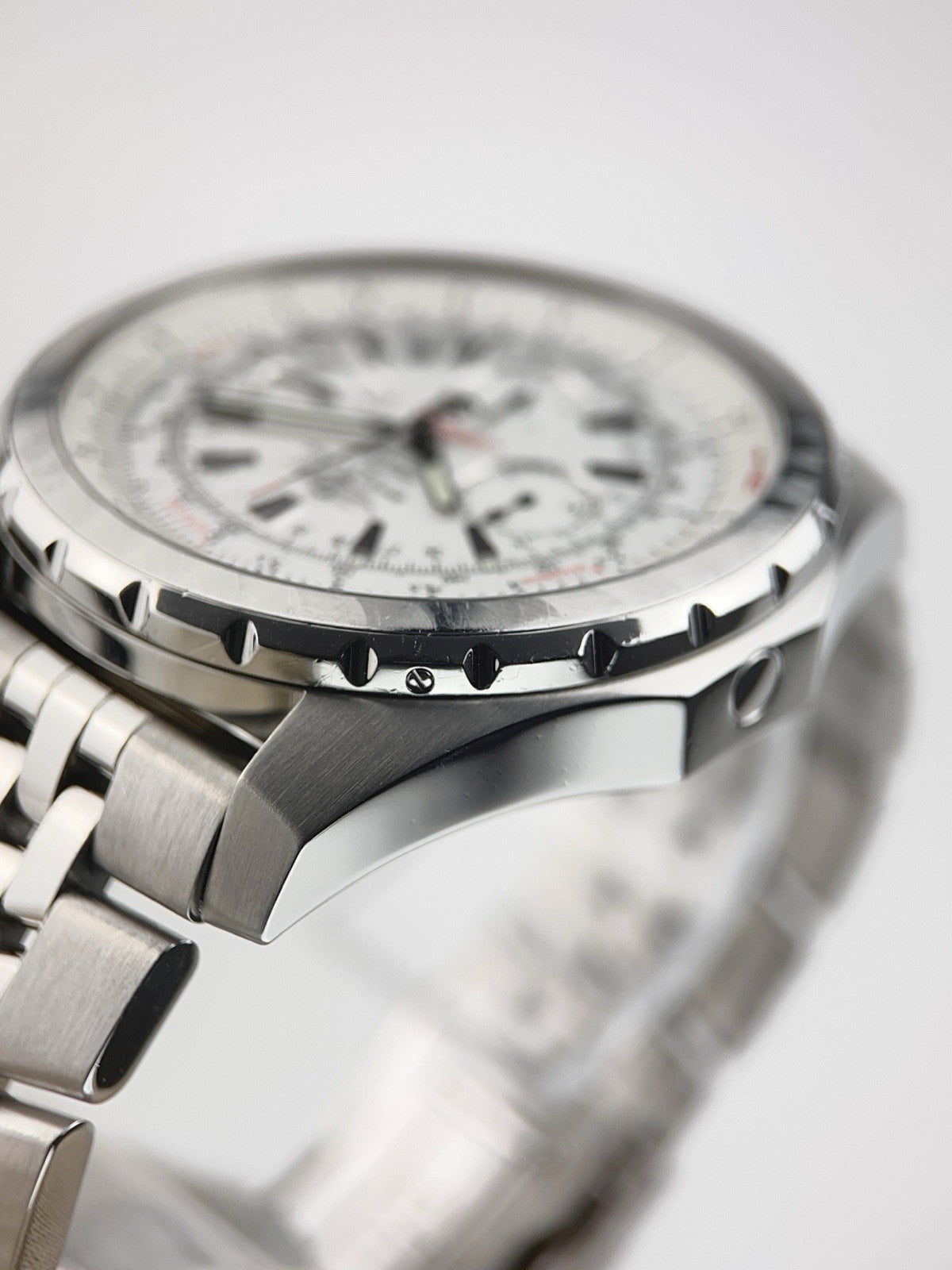 Breitling Bentley Motors Steel White Dial 48mm Automatic Men’s Watch A25363