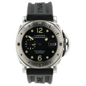 Panerai Luminor Submersible Black Dial 44mm Steel Automatic Mens Watch PAM00024