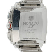 Tag Heuer Monaco Black Dial Stainless Steel 40.5mm Automatic Mens Watch CAL2110