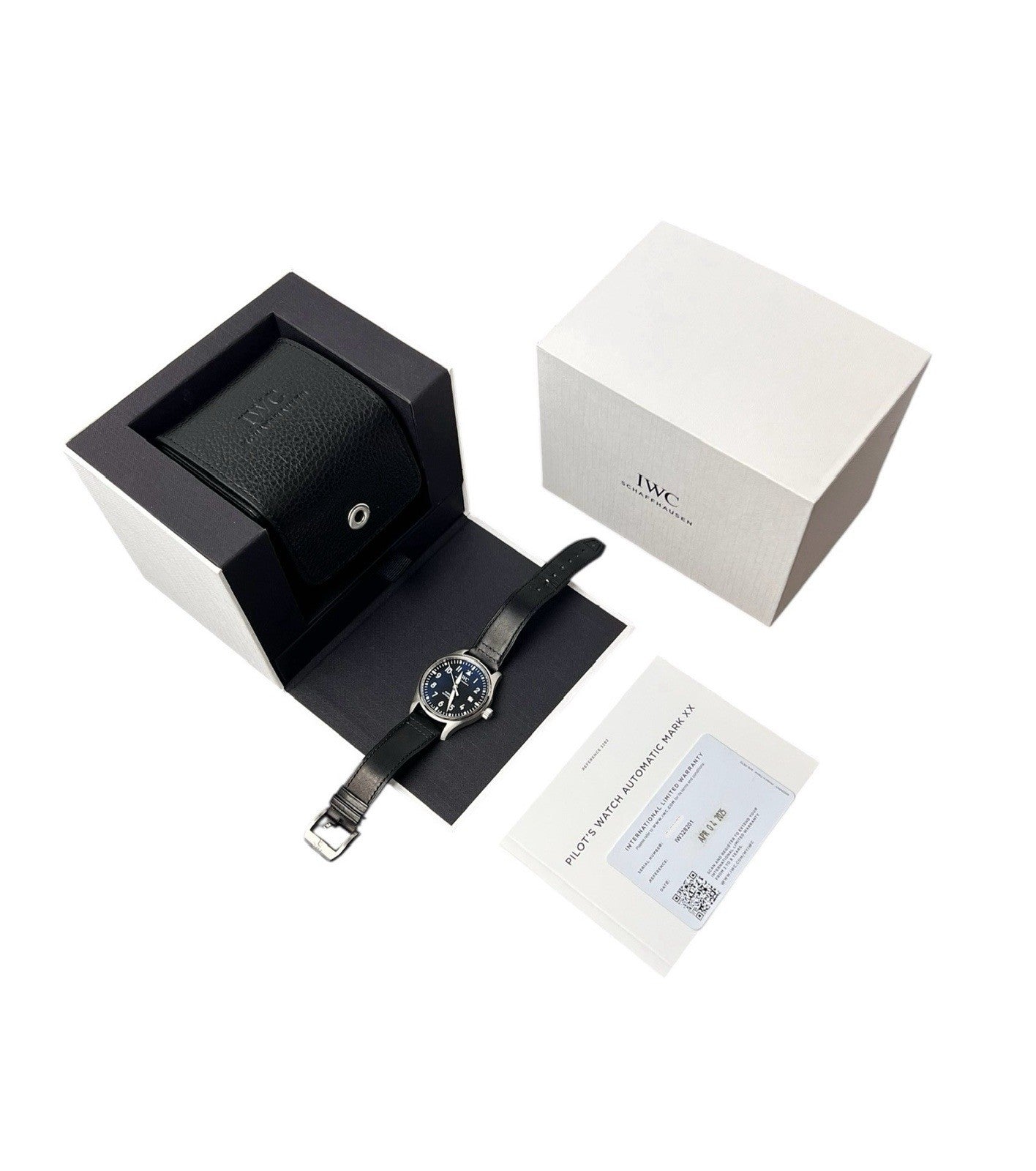 2025 IWC Pilot Mark XX Steel Black Dial 40mm Automatic Men’s Watch IW328201