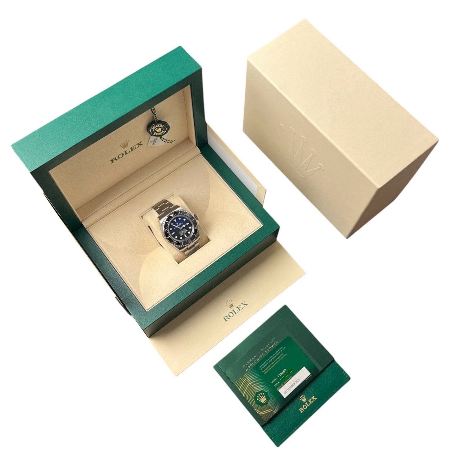Rolex Deepsea James Cameron Blue Dial Steel 44mm Automatic Men’s Watch 136660