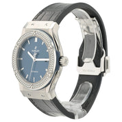 Hublot Classic Fusion Diamond Blue Dial Titanium 42mm Auto 542.NX.7170.LR.1104