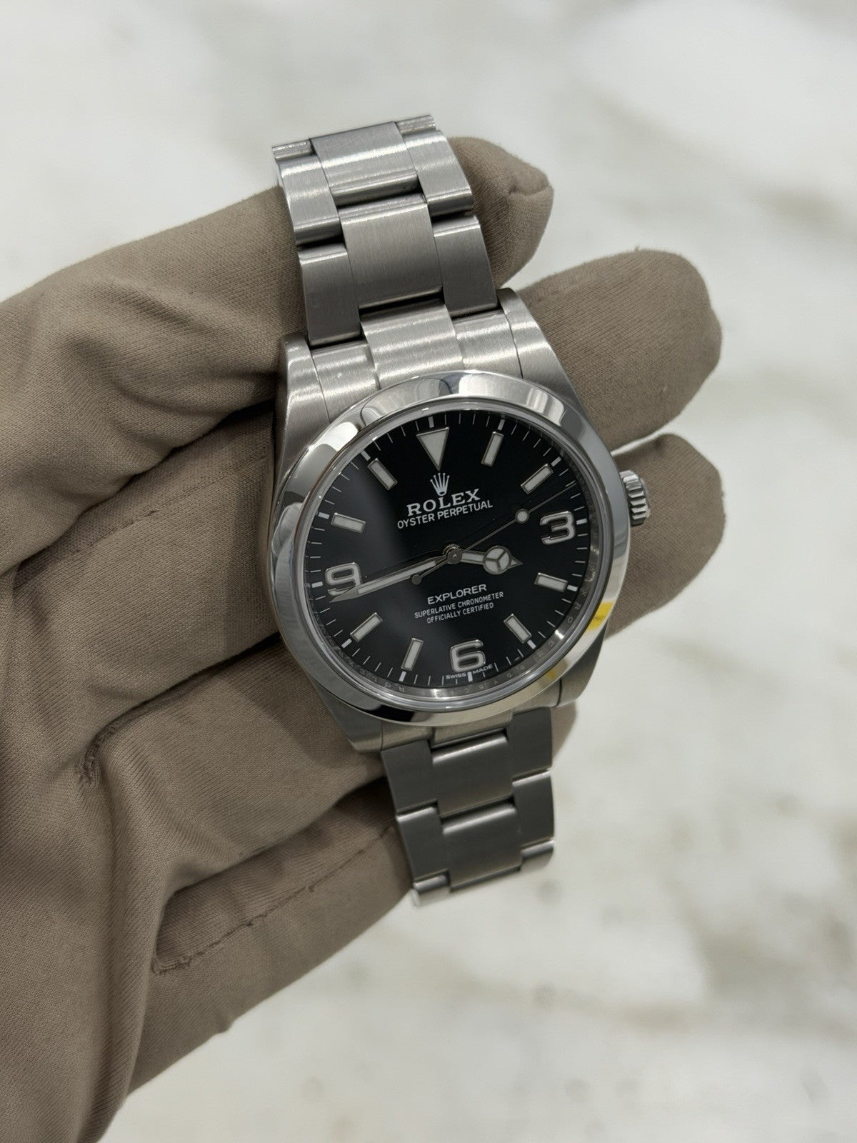 2019 Rolex Explorer Steel 39mm Lume Dial MK2 Automatic Men’s Watch 214270