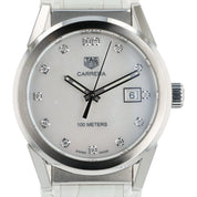 Tag Heuer Carrera Lady Steel MOP Dial 36mm Quartz Movement Womens Watch WBG1312